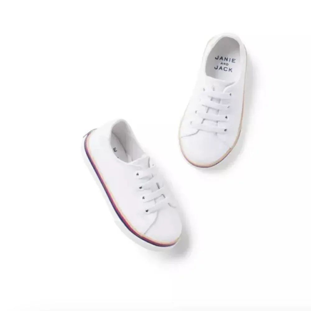 Janie and Jack 100046406 Sunset Stripe Sneaker size 5